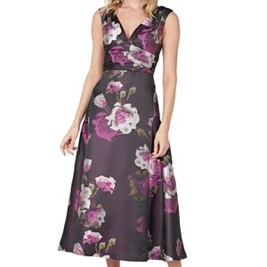Kay Unger Floral Dress